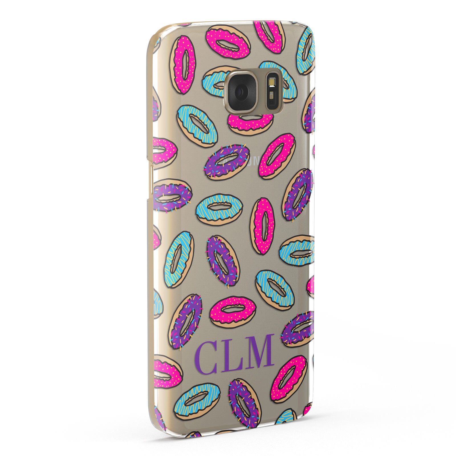 Personalised Donuts Initials Samsung Galaxy Case Fourty Five Degrees