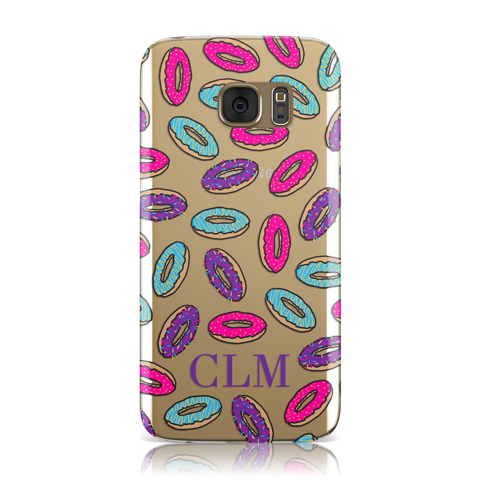 Personalised Donuts Initials Samsung Galaxy Case