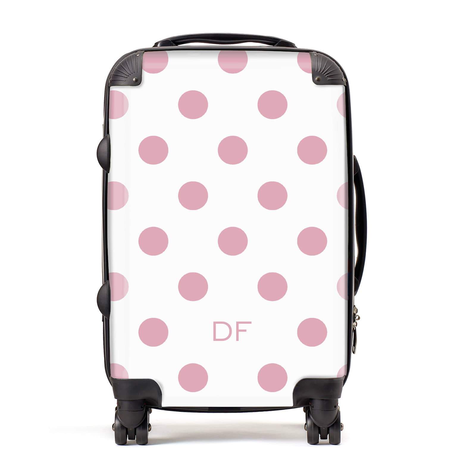Dots Initials Personalised Suitcase