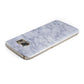 Faux Carrara Marble Print Samsung Galaxy Case Top Cutout