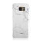 Faux Marble Effect Grey White Samsung Galaxy Case