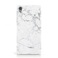 Faux Marble Effect Grey White Sony Xperia Case