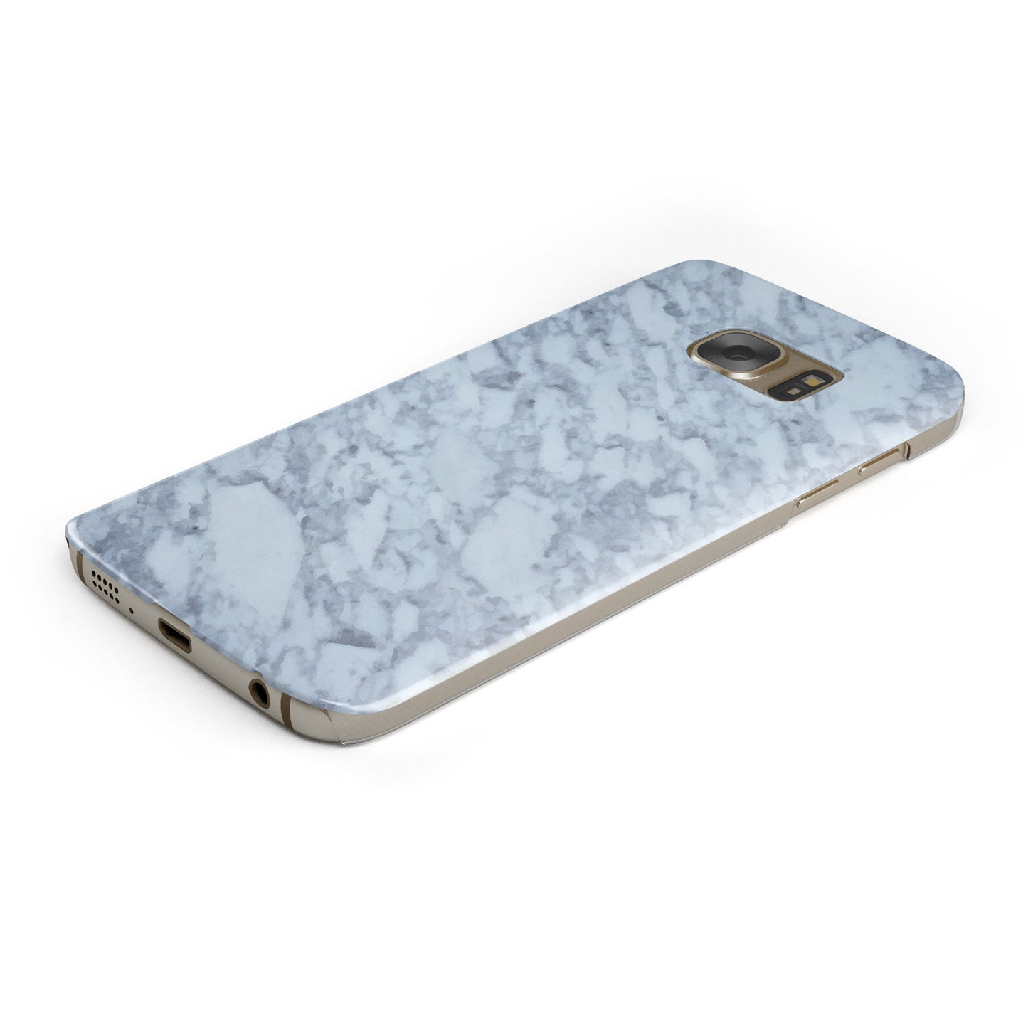 Faux Marble Grey 2 Samsung Galaxy Case Bottom Cutout