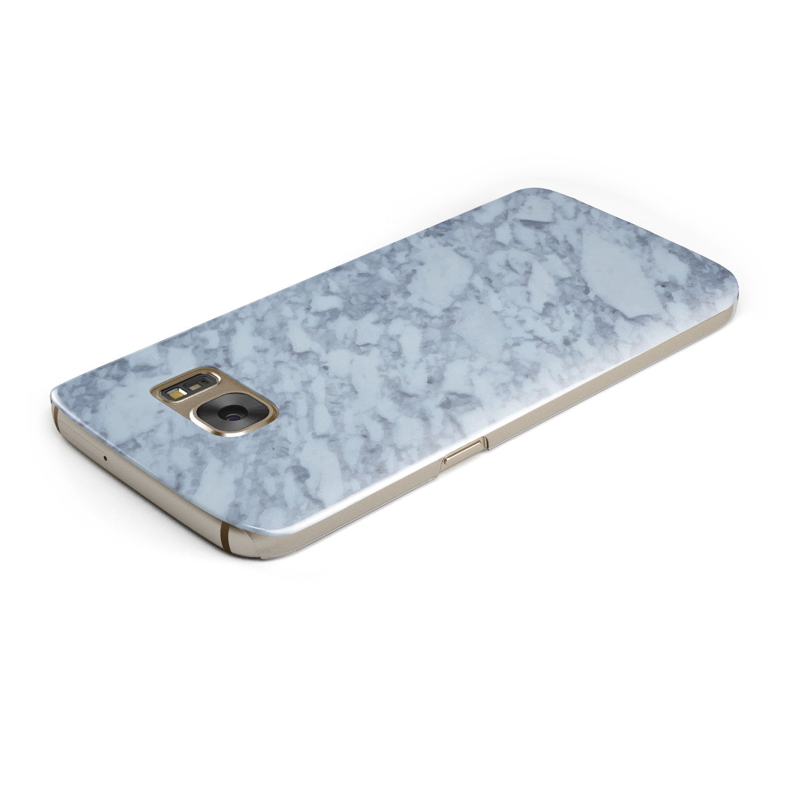 Faux Marble Grey 2 Samsung Galaxy Case Top Cutout