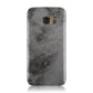Faux Marble Grey Black Samsung Galaxy Case