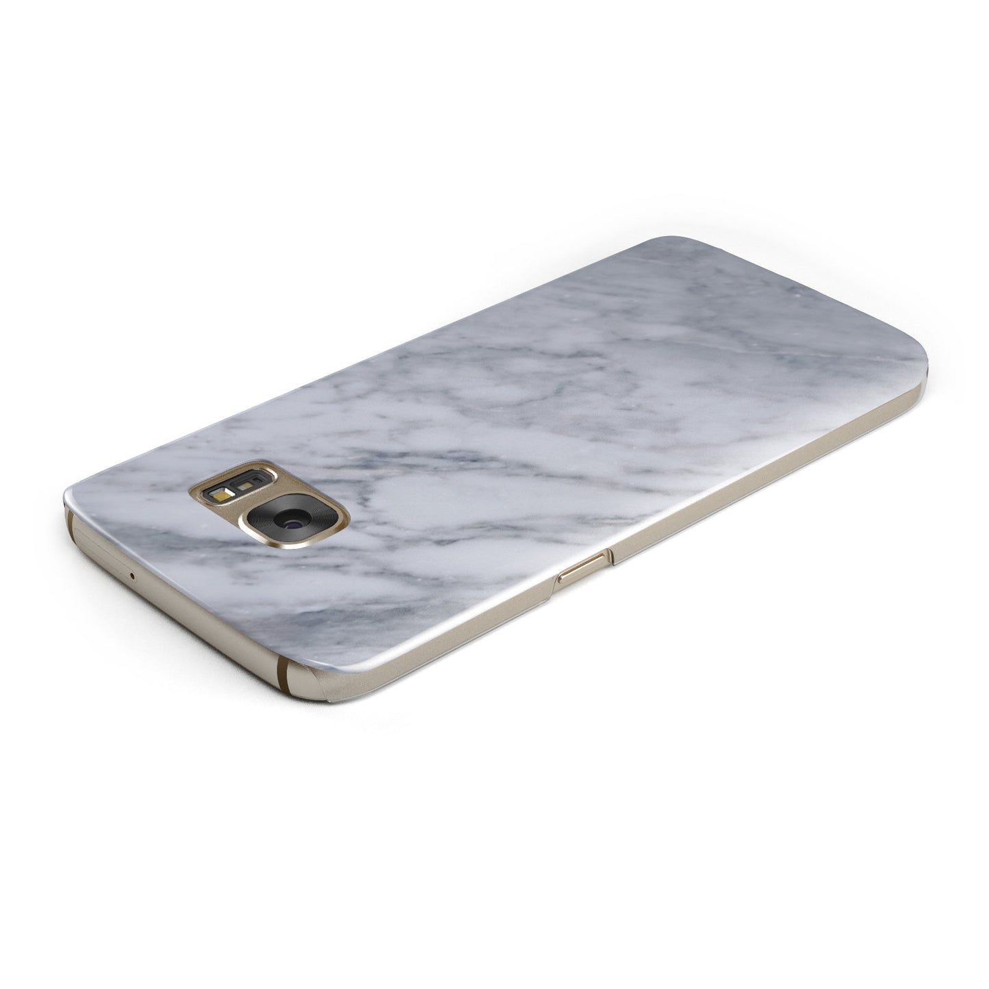 Faux Marble Italian Grey Samsung Galaxy Case Top Cutout