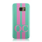 Green Personalised Initials Samsung Galaxy Case