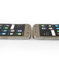 Grey Marble Pink Initials Samsung Galaxy Case Ports Cutout