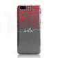 Personalised Hearts Confetti & Clear White Name Oneplus Case