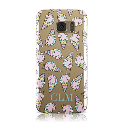 Ice Cream Unicorn Personalised Samsung Galaxy Case