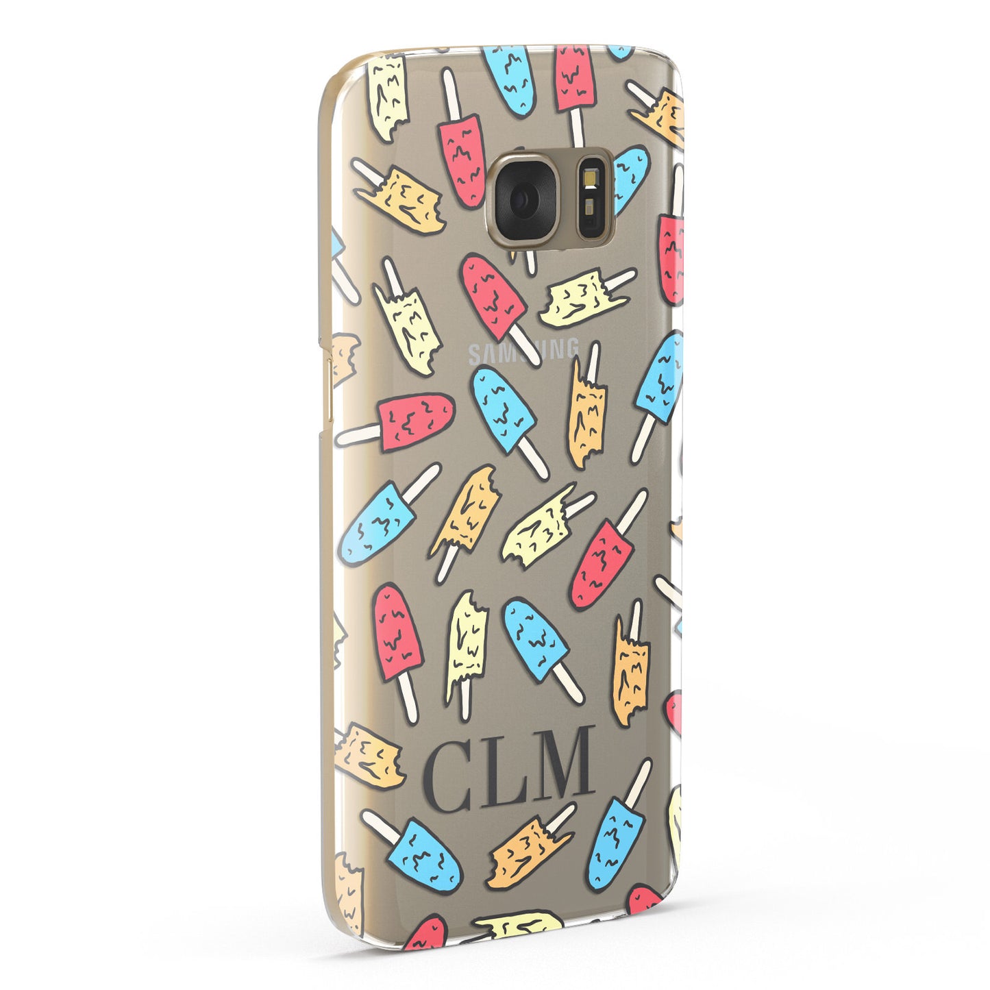 Personalised Ice Lolly Initials Samsung Galaxy Case Fourty Five Degrees