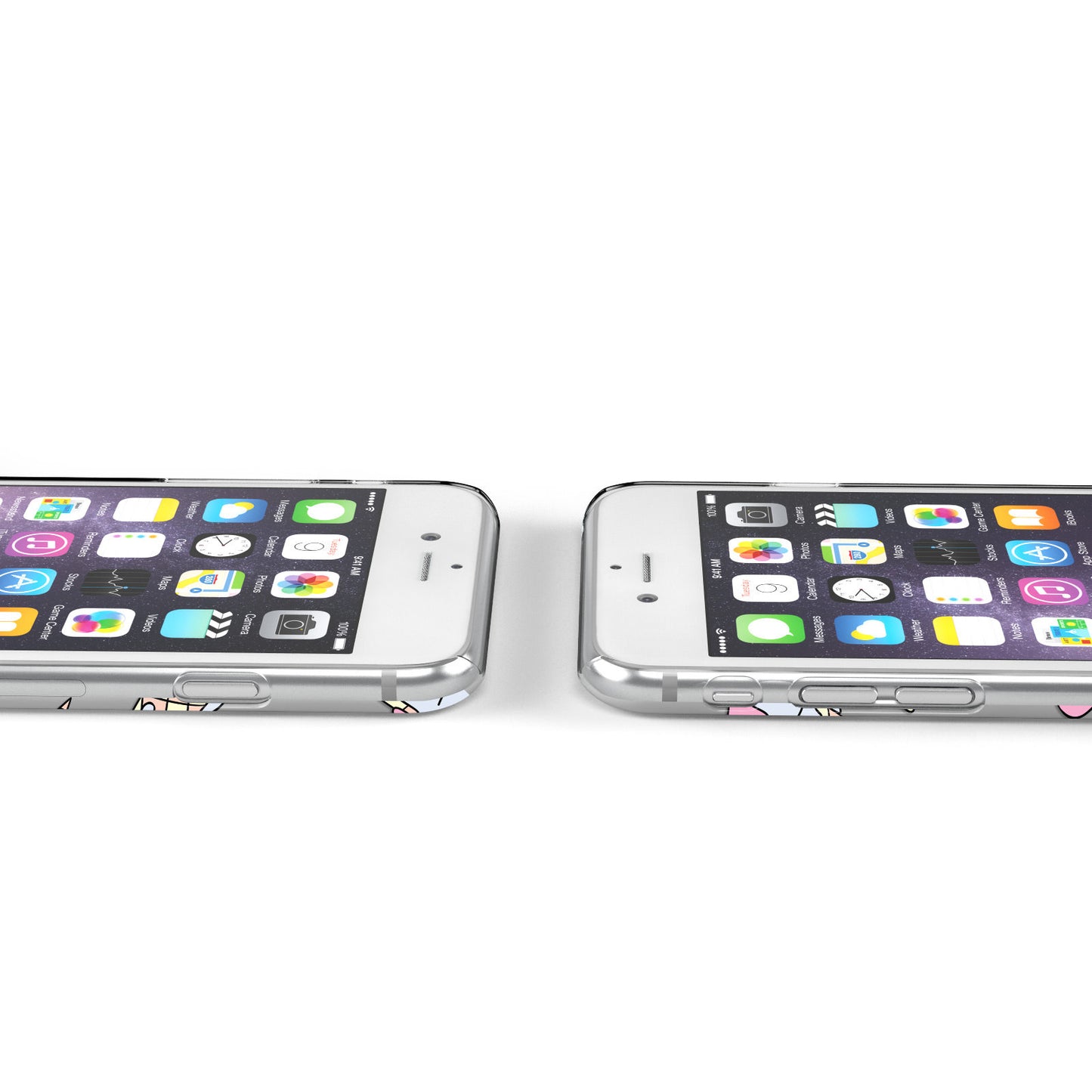 Icecream Unicorn Personalised Apple iPhone Case Ports Cutout