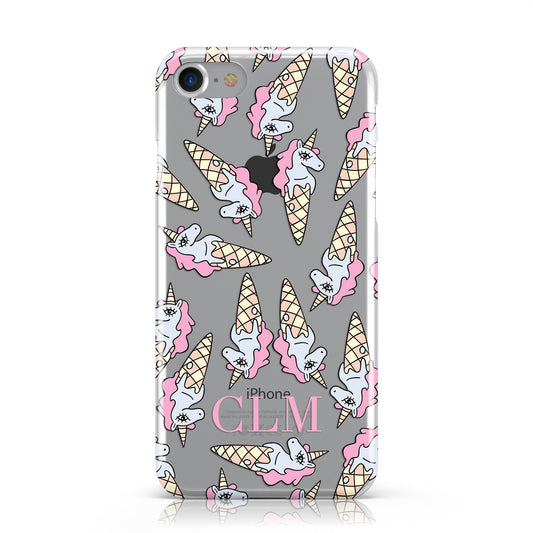 Icecream Unicorn Personalised Apple iPhone Case