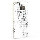 Personalised Initials Outline Heart Marble Samsung Galaxy Case Fourty Five Degrees