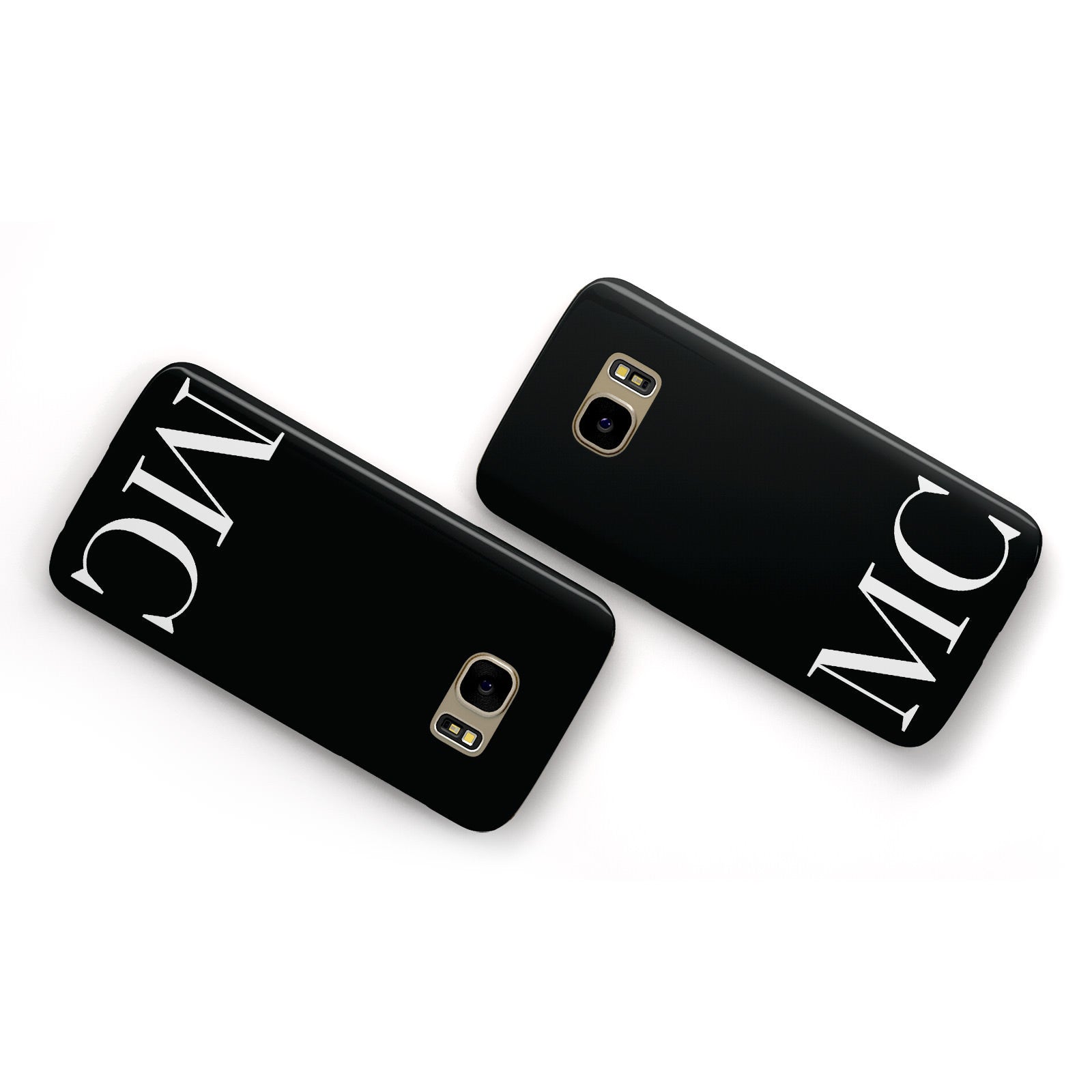 Initials Personalised 1 Samsung Galaxy Case Flat Overview