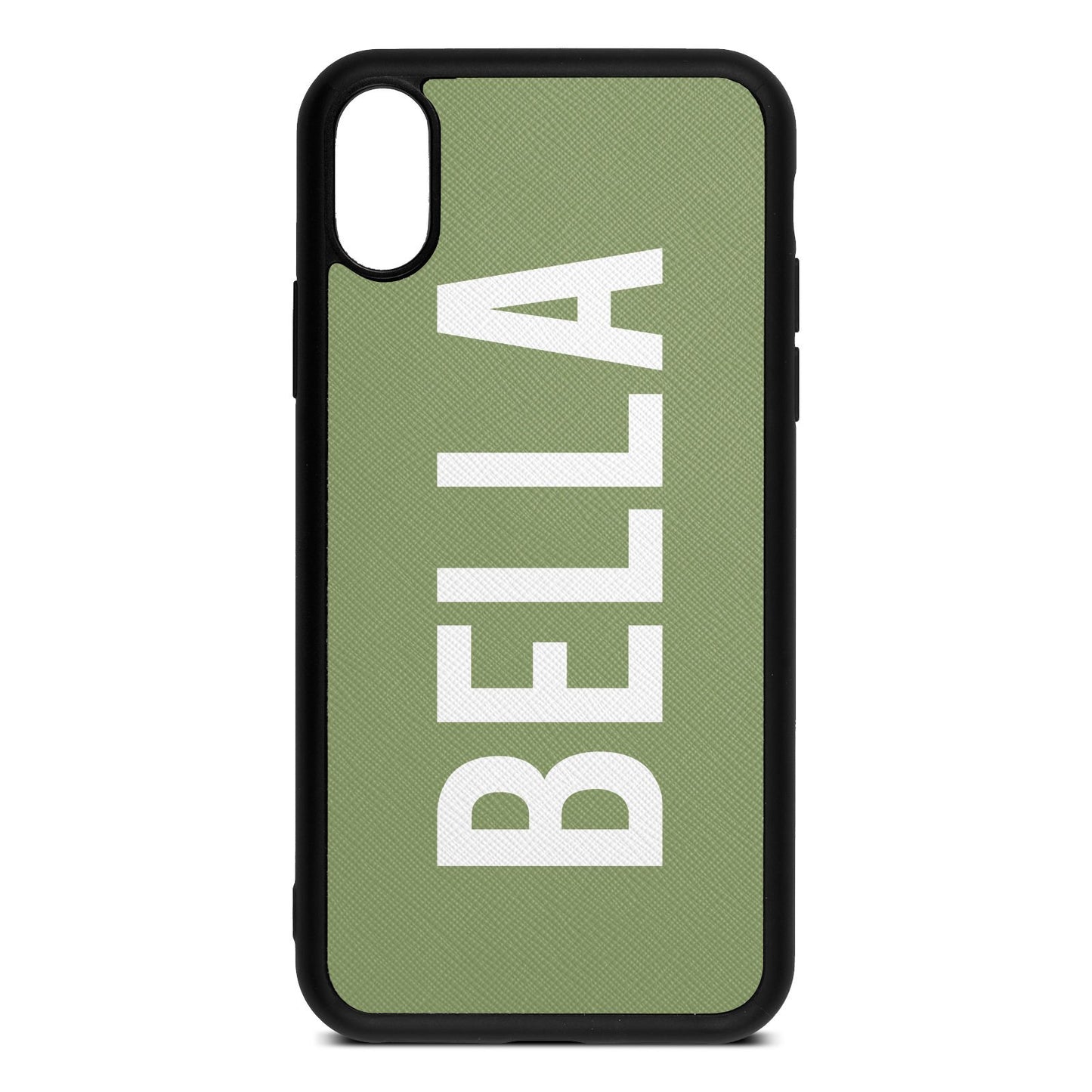 Lime Green Shadow Text iPhone 11 Case