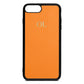 Personalised Saffron Saffiano Leather iPhone 8 Plus Case
