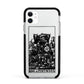King of Pentacles Monochrome Apple iPhone 11 in White with Black Impact Case