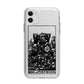King of Pentacles Monochrome Apple iPhone 11 in White with Bumper Case