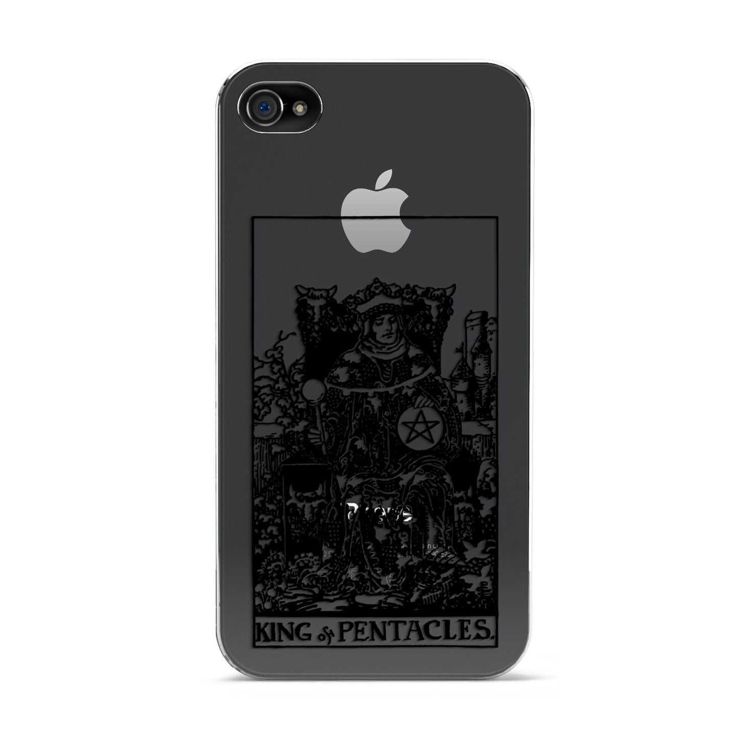 King of Pentacles Monochrome Apple iPhone 4s Case