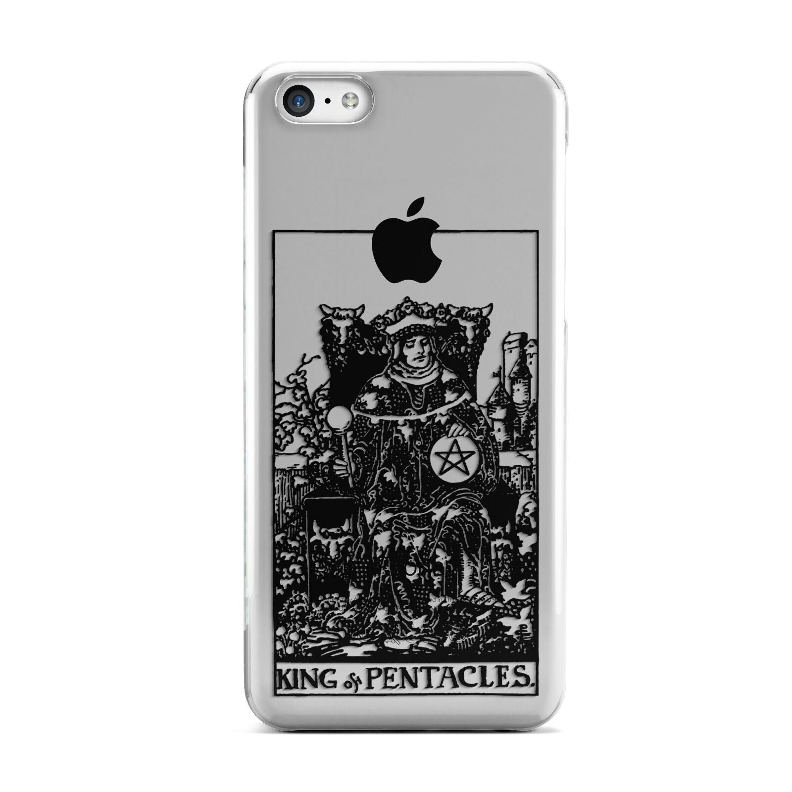 King of Pentacles Monochrome Apple iPhone 5c Case