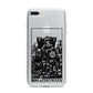 King of Pentacles Monochrome iPhone 7 Plus Bumper Case on Silver iPhone