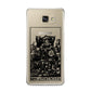 King of Pentacles Monochrome Samsung Galaxy A9 2016 Case on gold phone