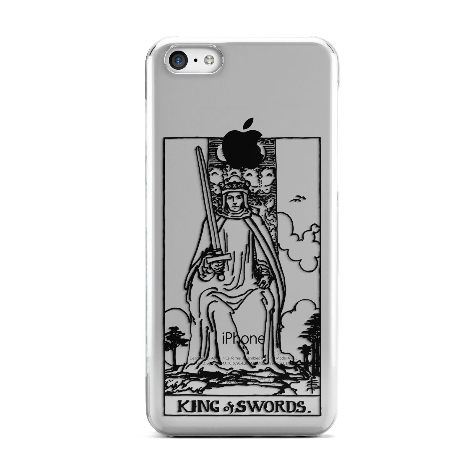 King of Swords Monochrome Apple iPhone 5c Case