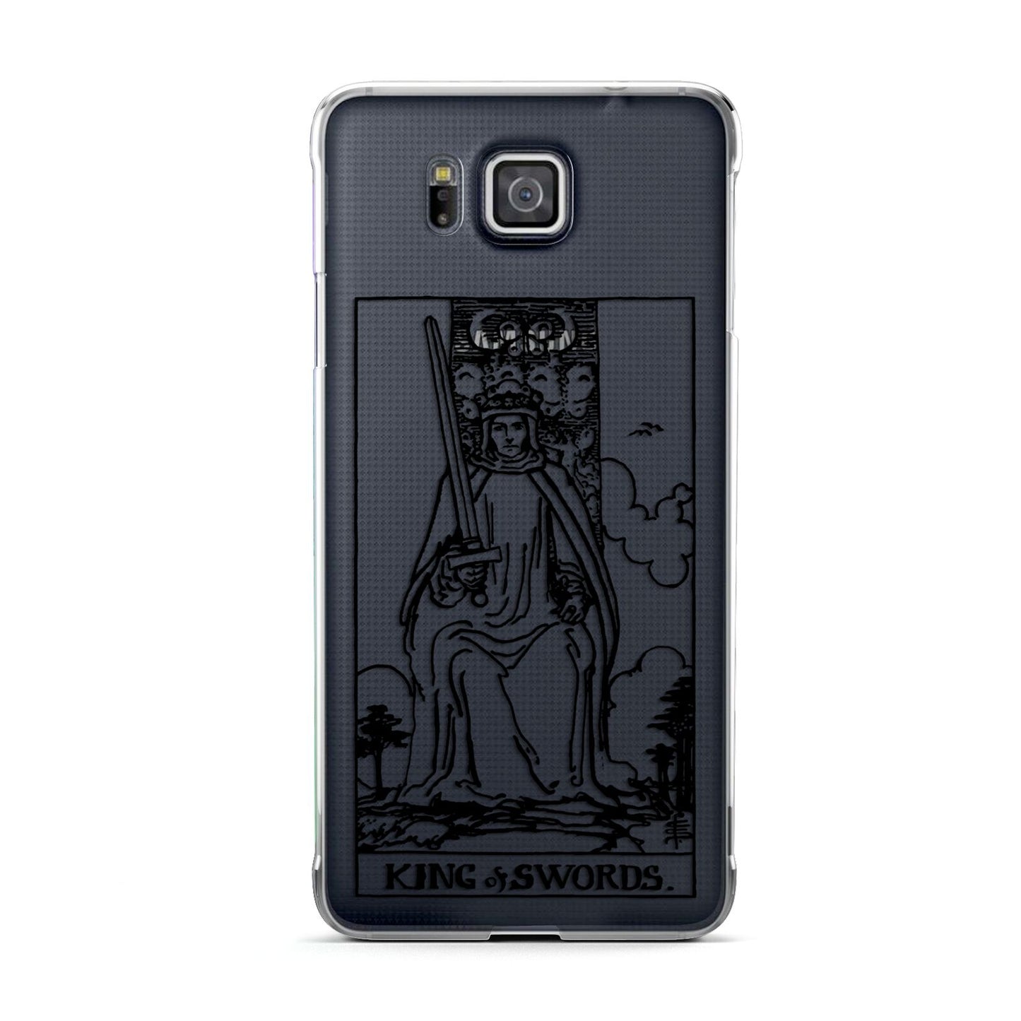 King of Swords Monochrome Samsung Galaxy Alpha Case