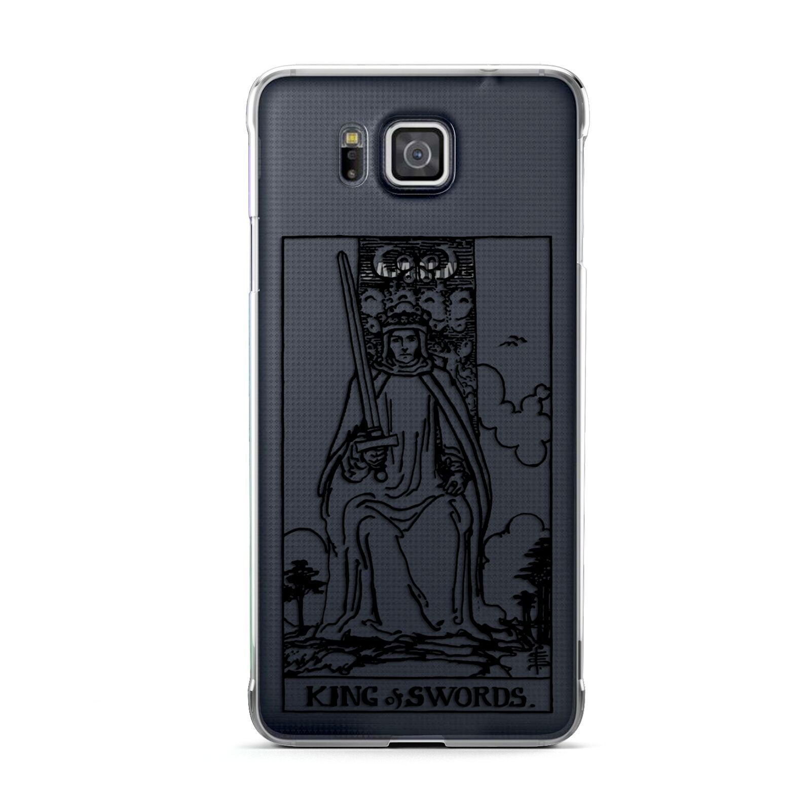 King of Swords Monochrome Samsung Galaxy Alpha Case