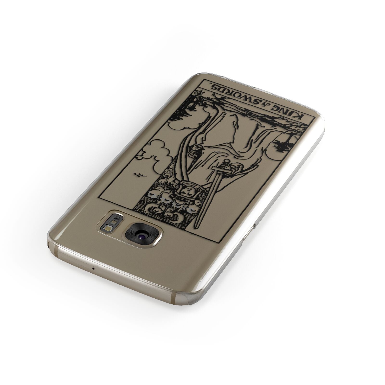 King of Swords Monochrome Samsung Galaxy Case Front Close Up