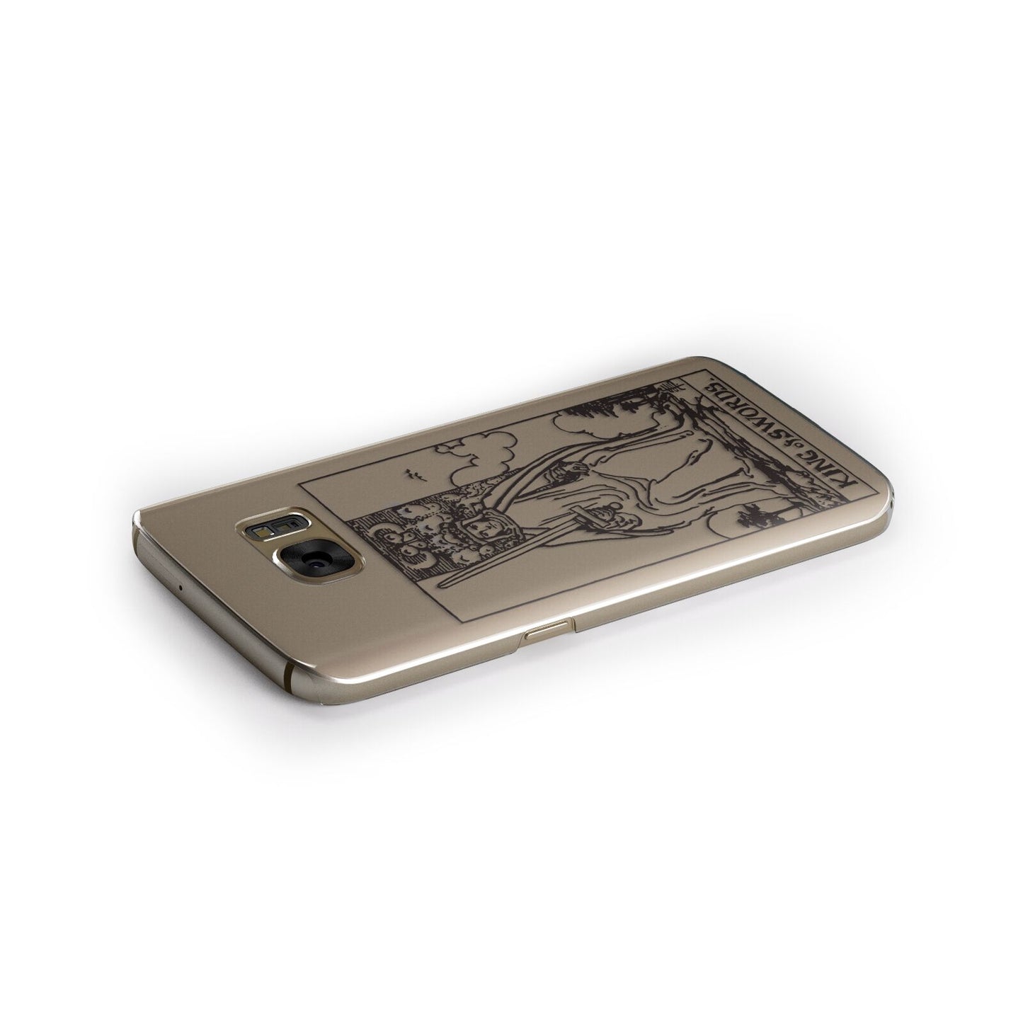 King of Swords Monochrome Samsung Galaxy Case Side Close Up