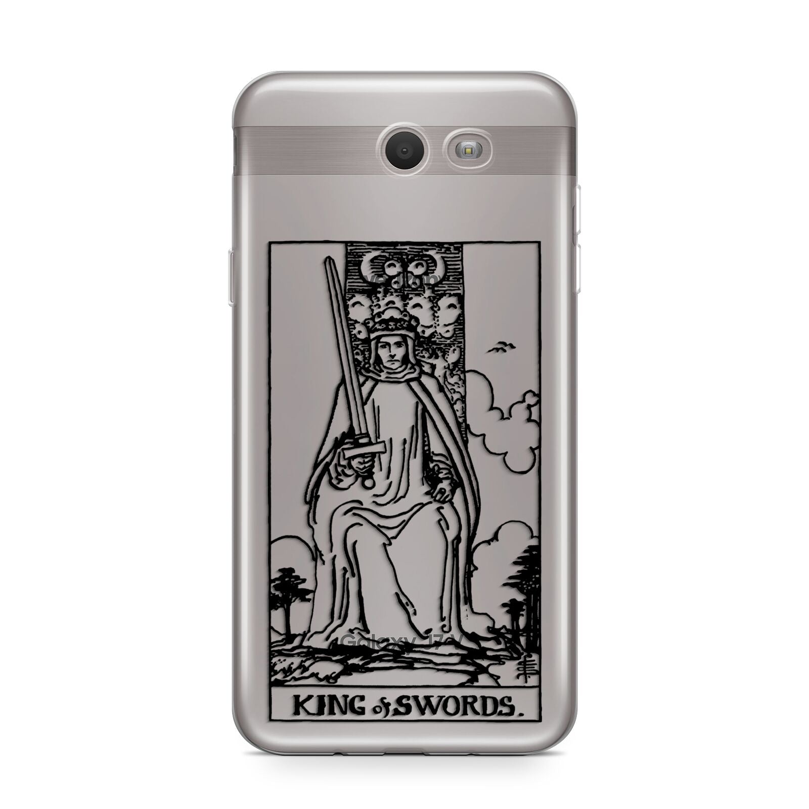 King of Swords Monochrome Samsung Galaxy J7 2017 Case