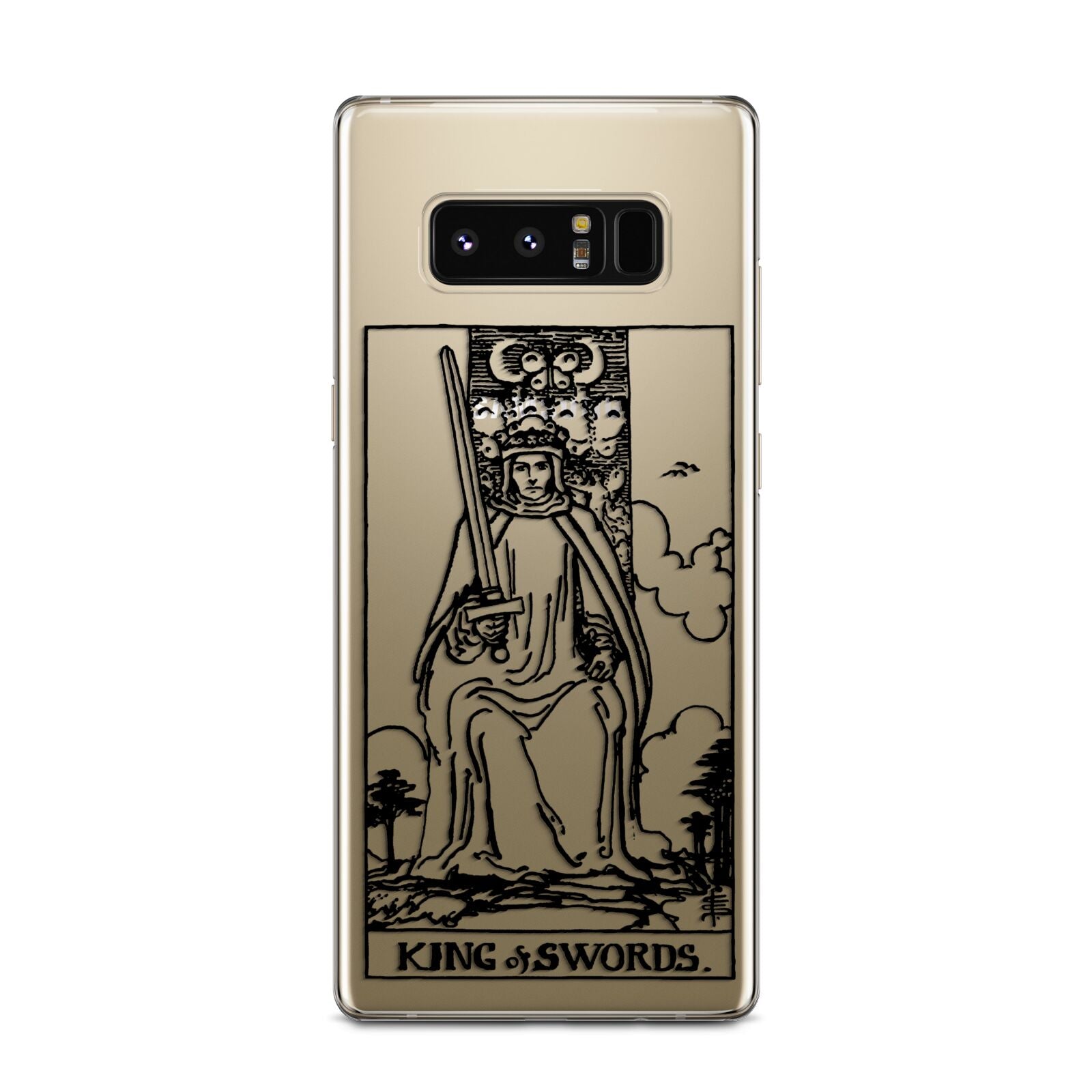 King of Swords Monochrome Samsung Galaxy Note 8 Case
