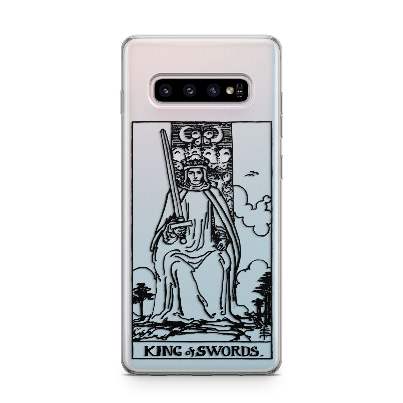King of Swords Monochrome Samsung Galaxy S10 Plus Case
