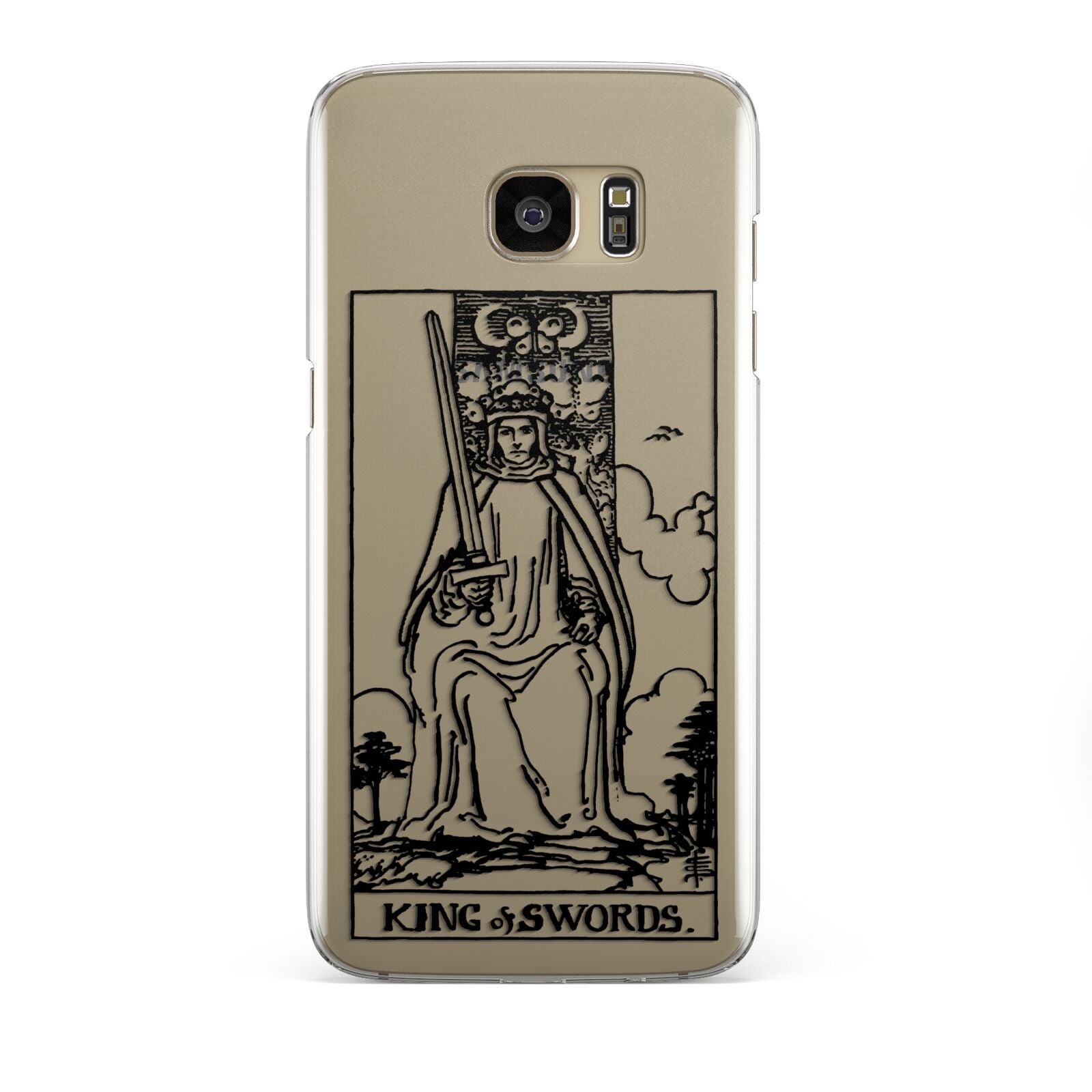 King of Swords Monochrome Samsung Galaxy S7 Edge Case