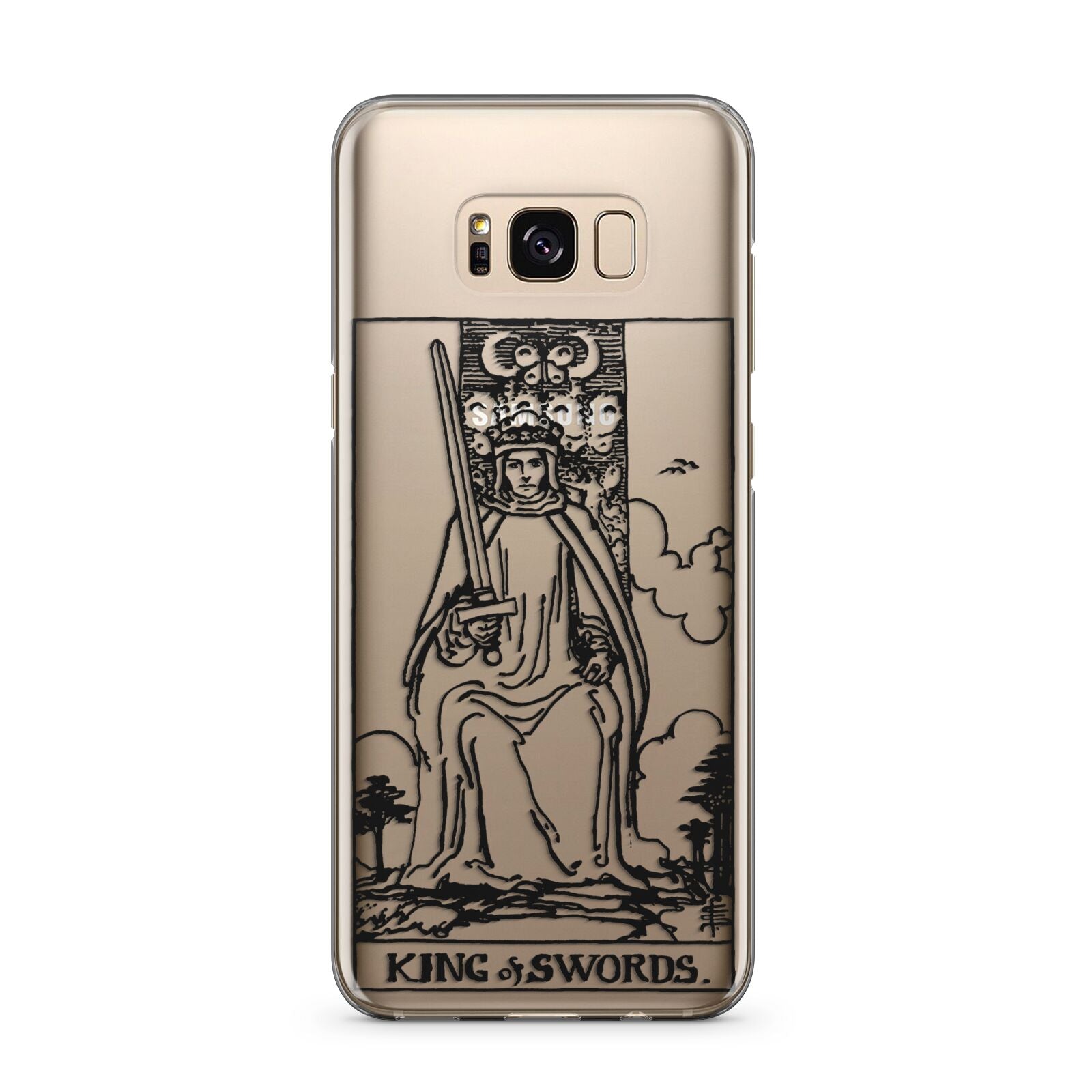 King of Swords Monochrome Samsung Galaxy S8 Plus Case