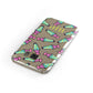 Personalised Lava Lamp Initials Clear Samsung Galaxy Case Front Close Up