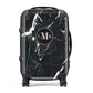 Marble Custom Initials Circle Personalised Suitcase