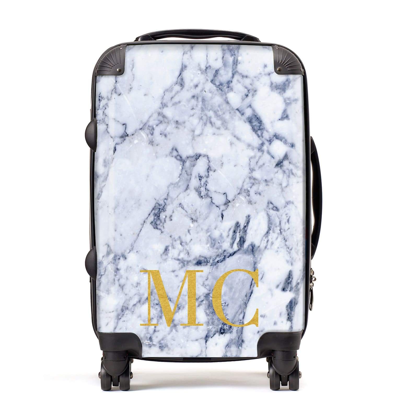 Marble Gold Initial Personalised Suitcase