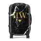 Marble Gold Initials Monogram Personalised Suitcase
