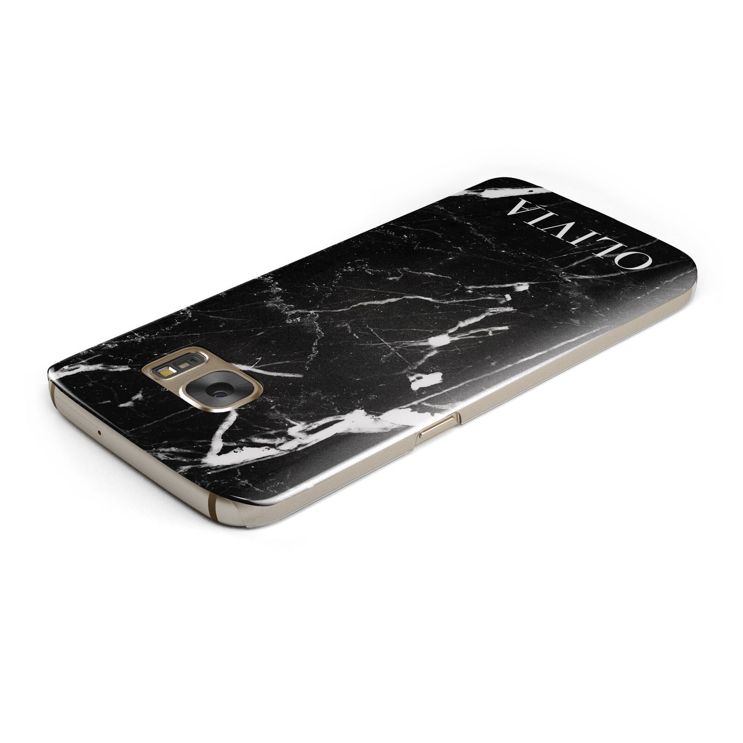 Marble Name Personalised Samsung Galaxy Case Top Cutout