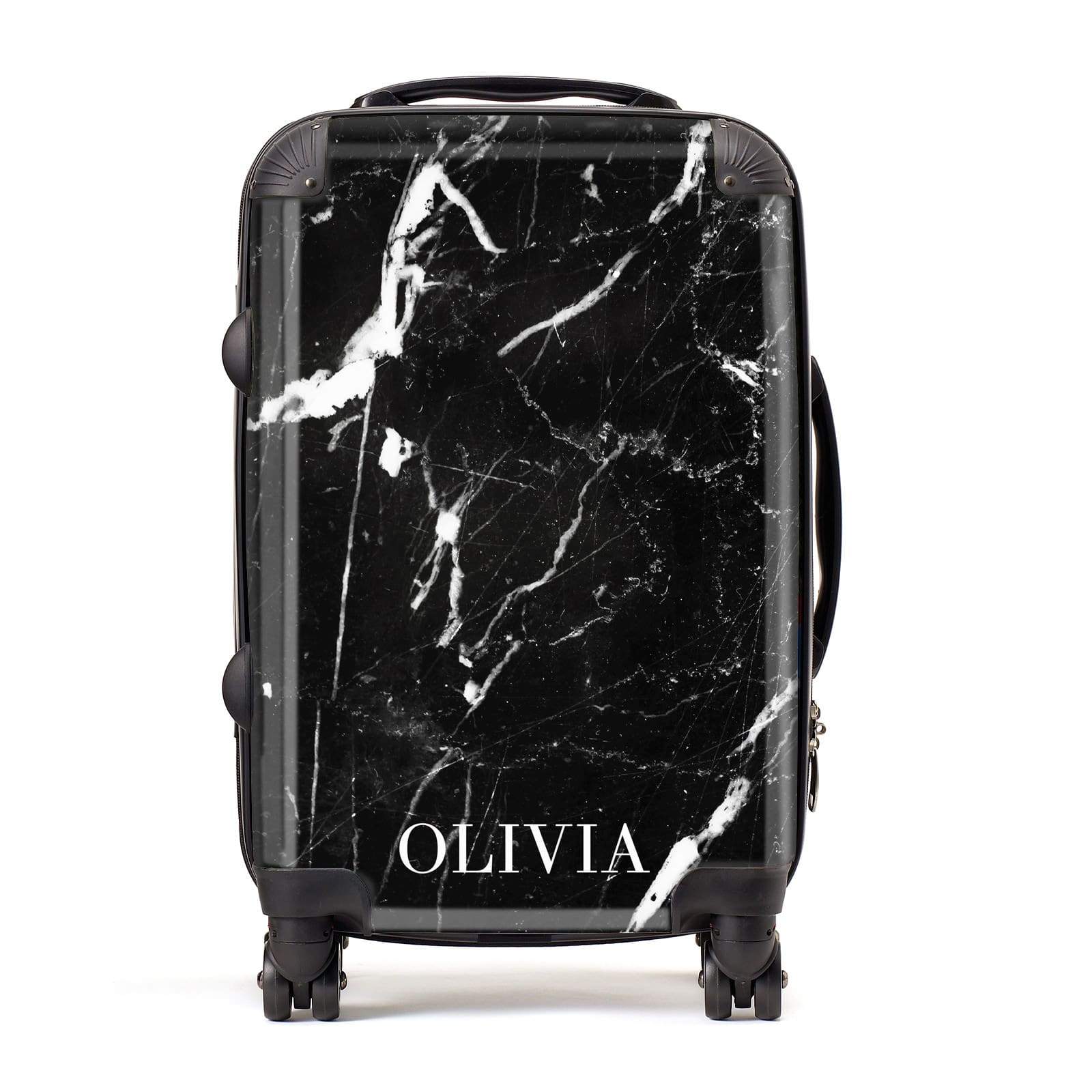 Marble Name Personalised Suitcase