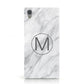 Marble Personalised Initial Sony Xperia Case