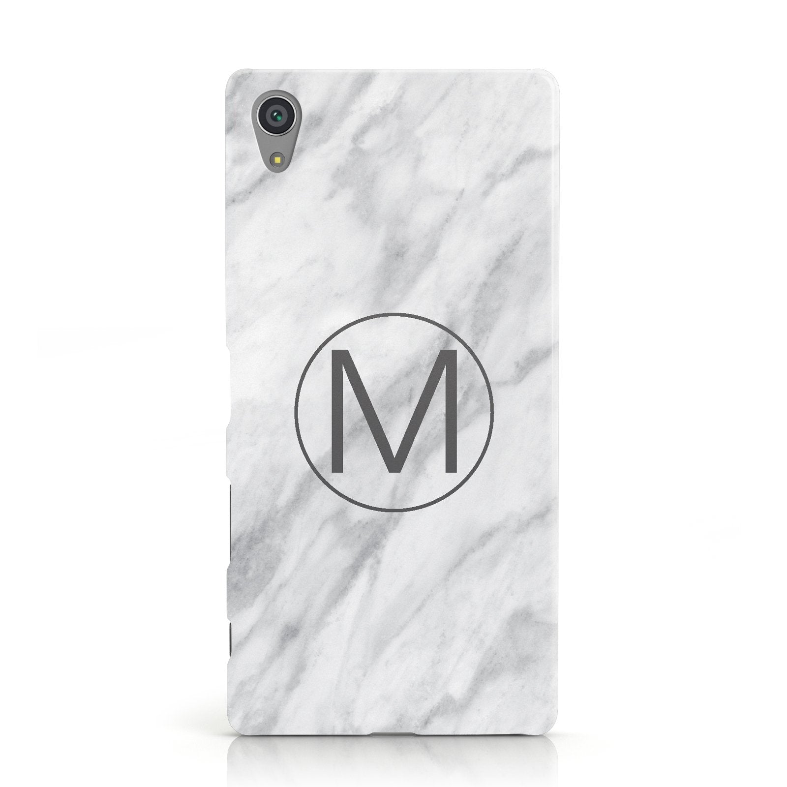 Marble Personalised Initial Sony Xperia Case