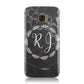 Marble Personalised Initials Samsung Galaxy Case