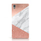 Marble Rose Gold Foil Sony Xperia Case