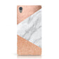 Marble Rose Gold Sony Xperia Case