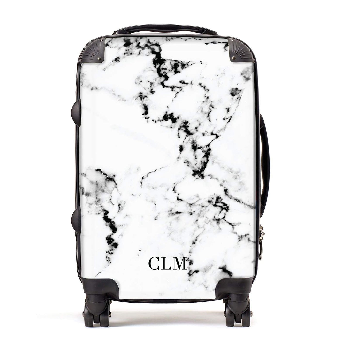 Marble Small Initials Personalised Suitcase