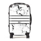 Marble Stripes Initials Personalised Suitcase